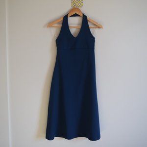 Patagonia Morning Glory Halter Dress XS Teal